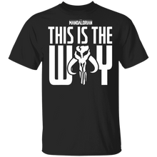 Load image into Gallery viewer, Star Wars The Mandalorian This Is The Way Mythosaur Block T-Shirt Movie Fan Tshirt Fanart Gift Friends Logo T Shirts Quote Saying Slogans Shirt
