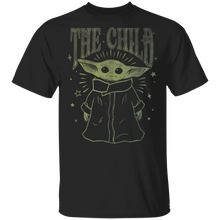 Load image into Gallery viewer, Star Wars The Mandalorian The Child Stars Outline Portrait T-Shirt Movie Fan Tshirt Fanart Gift Friends Logo T Shirts Quote Saying Slogans Shirt
