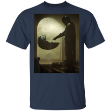 Load image into Gallery viewer, Star Wars The Mandalorian The Child First Meeting Poster T-Shirt Movie Fan Tshirt Fanart Gift Friends Logo T Shirts Quote Saying Slogans Shirt
