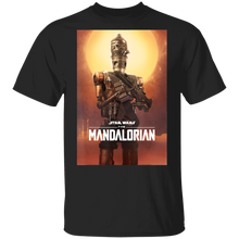 Load image into Gallery viewer, Star Wars The Mandalorian IG-11 Character Poster T-Shirt Movie Fan Tshirt Fanart Gift Friends Logo T Shirts Quote Saying Slogans Shirt
