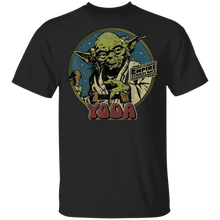 Load image into Gallery viewer, Star Wars Vintage Yoda Logo T-Shirt Movie Fan Tshirt Fanart Gift Friends Logo T Shirts Quote Saying Slogans Shirt
