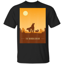 Load image into Gallery viewer, Star Wars The Mandalorian and The Child Poster T-Shirt Movie Fan Tshirt Fanart Gift Friends Logo T Shirts Quote Saying Slogans Shirt
