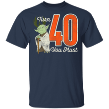 Load image into Gallery viewer, Star Wars Yoda 40th Birthday T-Shirt Movie Fan Tshirt Fanart Gift Friends Logo T Shirts Quote Saying Slogans Shirt
