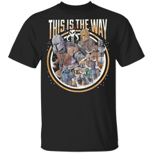 Load image into Gallery viewer, Star Wars The Mandalorian Group Shot This Is The Way T-Shirt Movie Fan Tshirt Fanart Gift Friends Logo T Shirts Quote Saying Slogans Shirt

