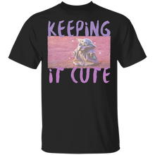 Load image into Gallery viewer, Star Wars The Mandalorian The Child Keeping It Cute T-Shirt Movie Fan Tshirt Fanart Gift Friends Logo T Shirts Quote Saying Slogans Shirt
