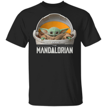 Load image into Gallery viewer, Star Wars The Mandalorian The Child Floating Pod T-Shirt Movie Fan Tshirt Fanart Gift Friends Logo T Shirts Quote Saying Slogans Shirt
