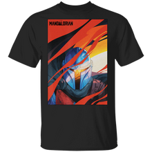 Load image into Gallery viewer, Star Wars The Mandalorian Mural T-Shirt Movie Fan Tshirt Fanart Gift Friends Logo T Shirts Quote Saying Slogans Shirt
